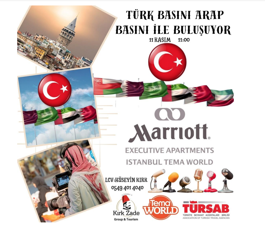 KIRKZADE TURİZM, KÖRFEZ ÜLKELERİ BASININI İSTANBUL’DA AĞIRLIYOR… İSTANBUL’U HER YÖNÜYLE TANITACAK…